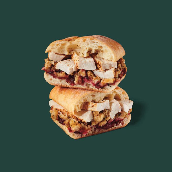 Starbucks' turkey and stuffing sandwich