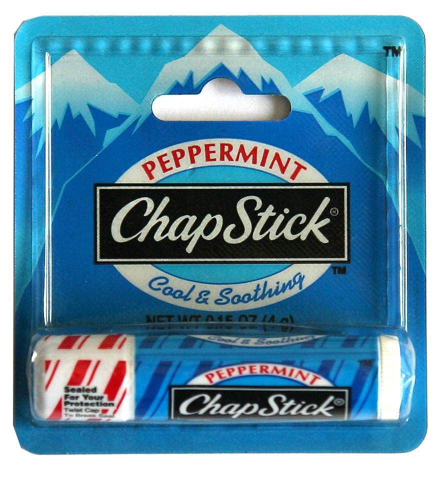 Chapstick peppermint lip balm