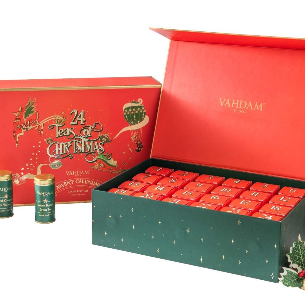 Vahdam India Holiday Advent Calendar Christmas Tea Gift Set