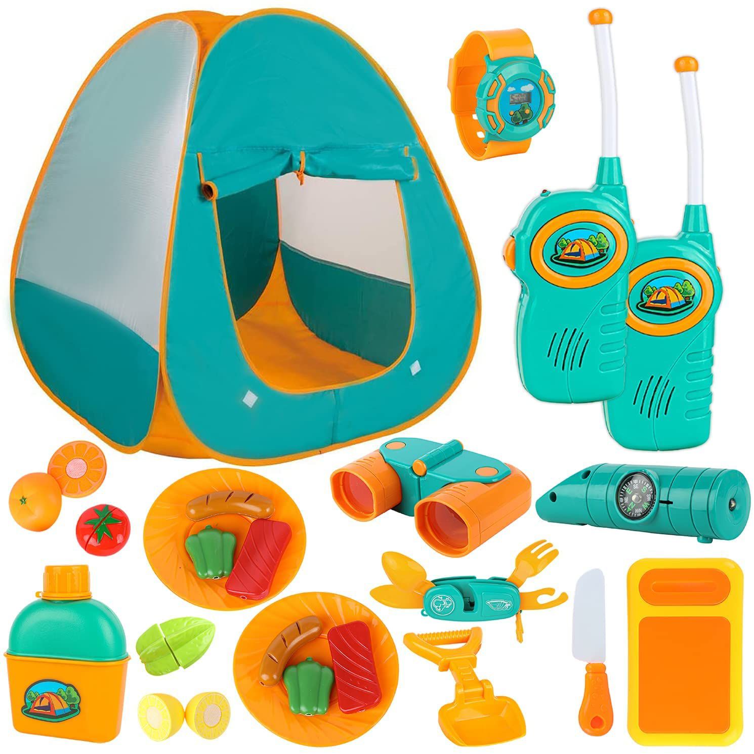 ToyVelt Kids Camping Tent Set