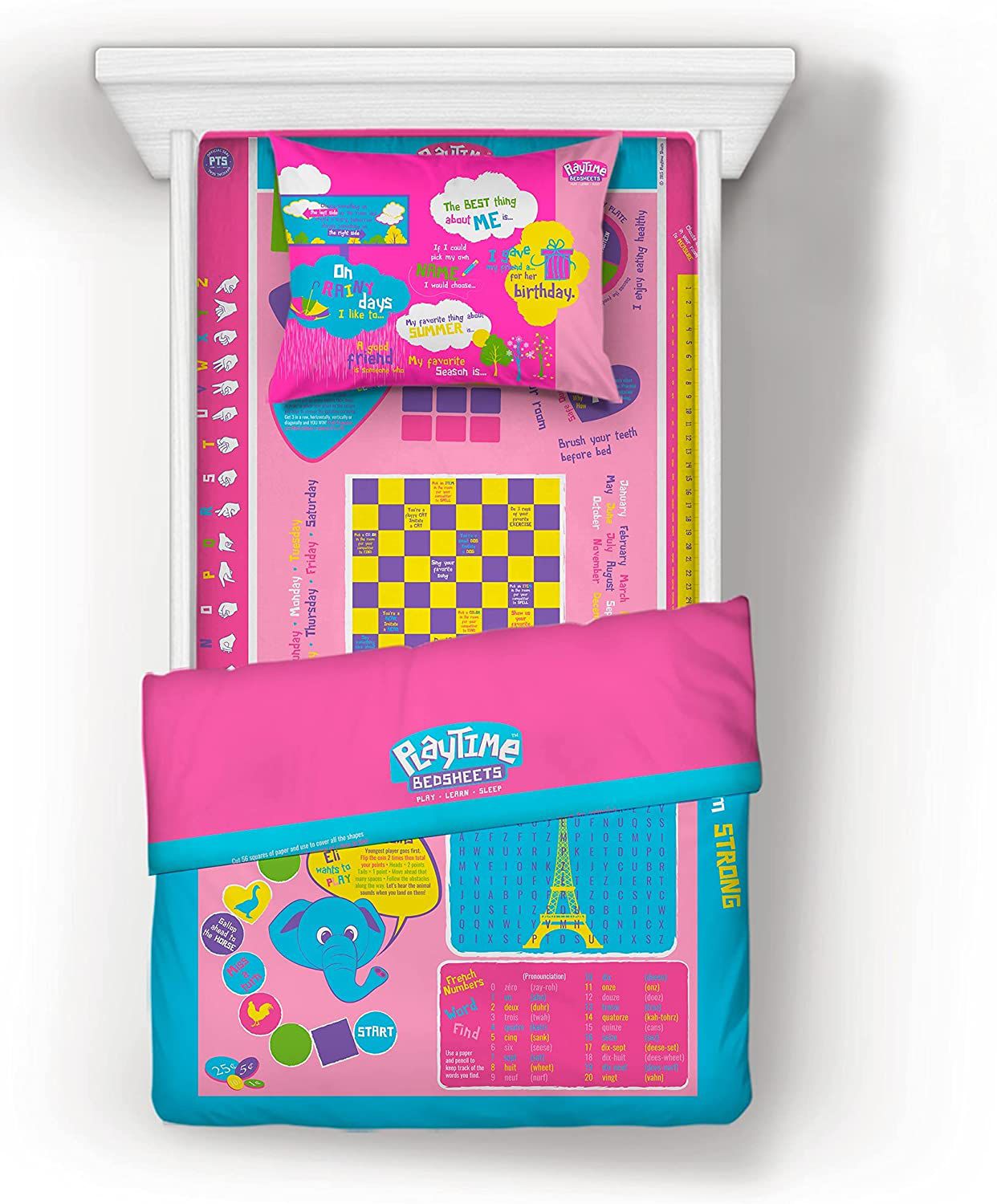 Playtime Edventures Bed Sheets