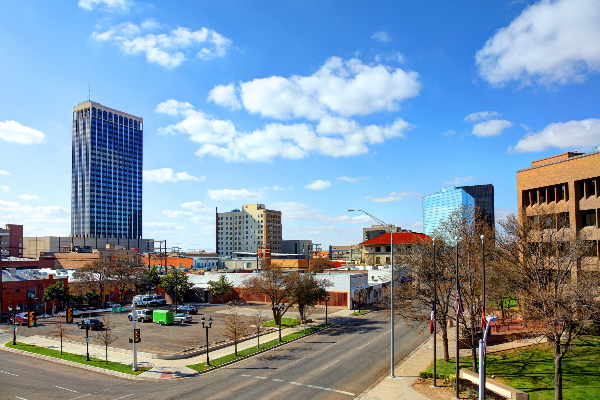 Small town of Amarillo, Texas