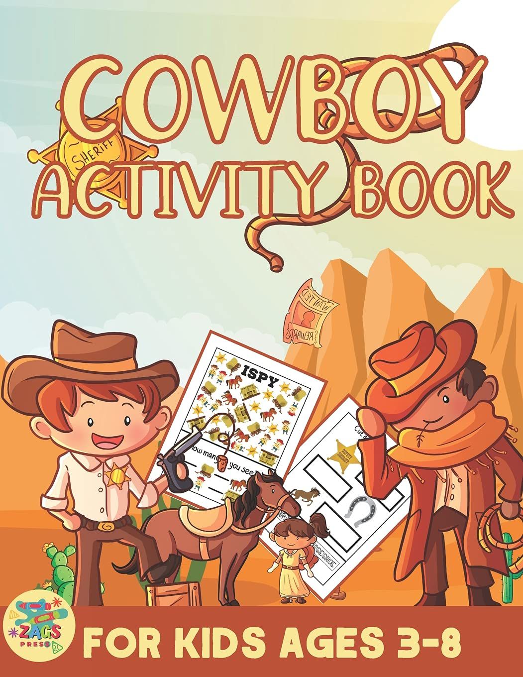 Cowboy Activity Book