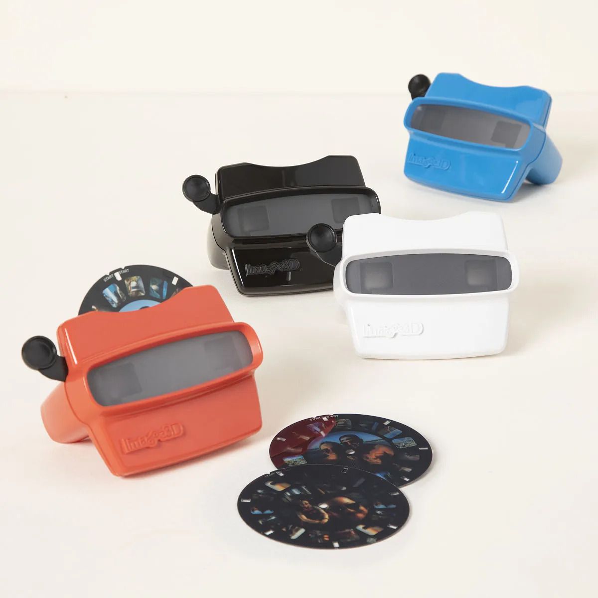 Create Your Own Reel Viewer, 4 Colors: Red, Black, White, and Blue