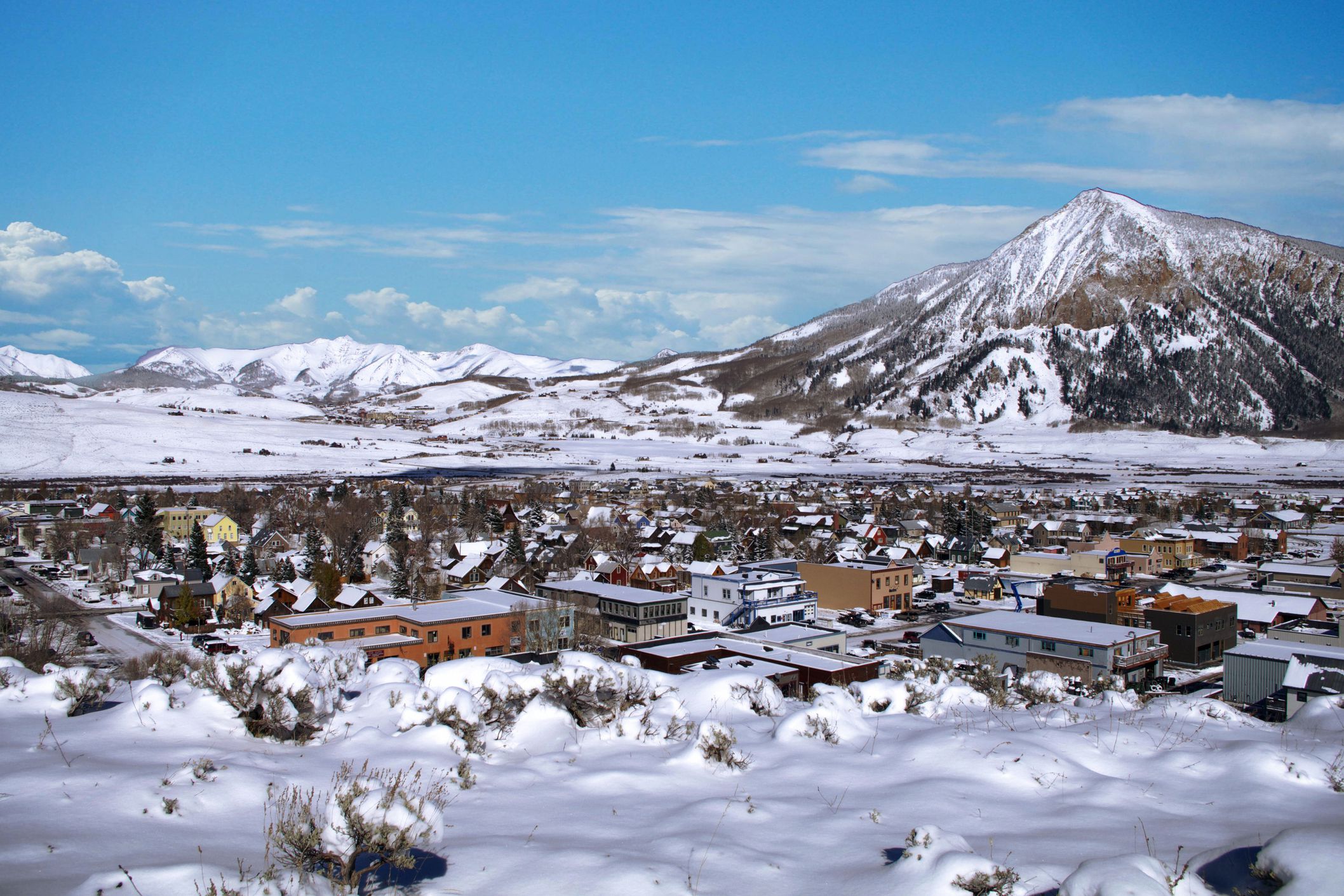 Crested Butte, Colorado in winter