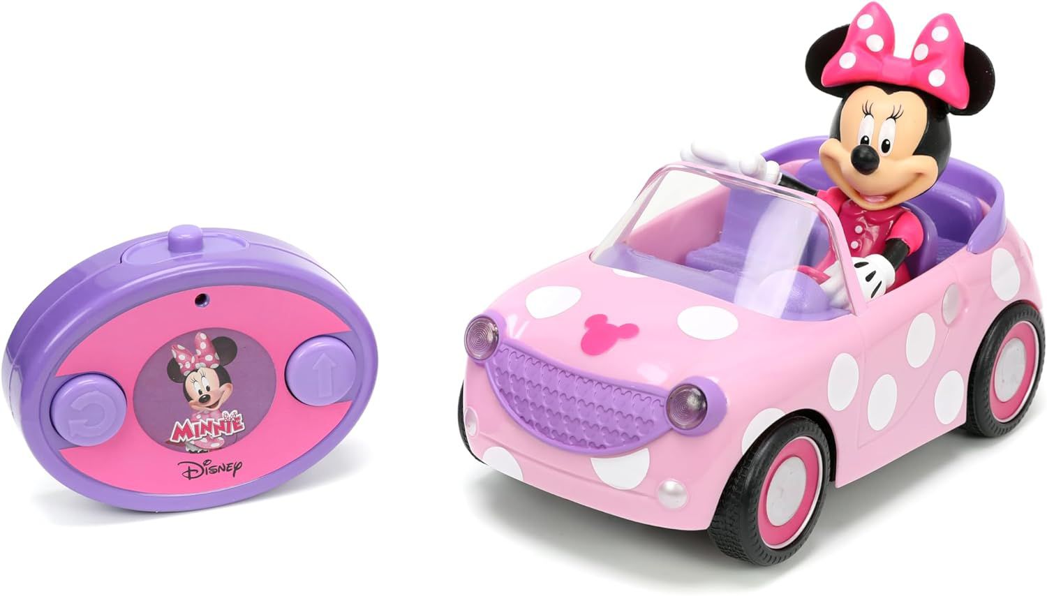 Disney Junior Minnie Mouse Roadster RC Car with Polka Dots