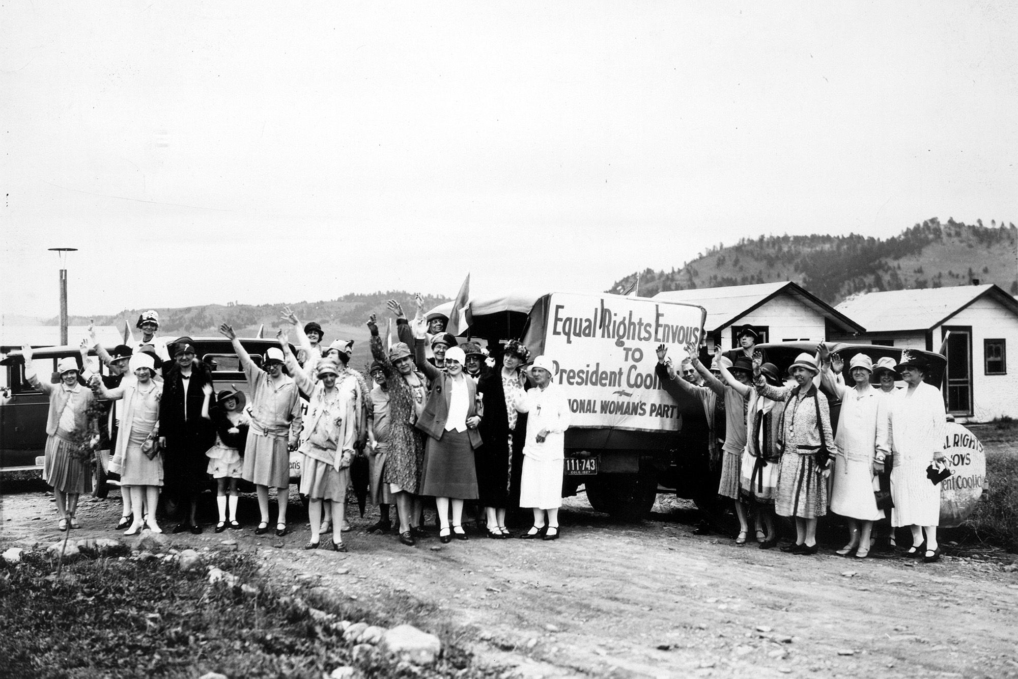 equal rights envoys of the national woman's party, 1927