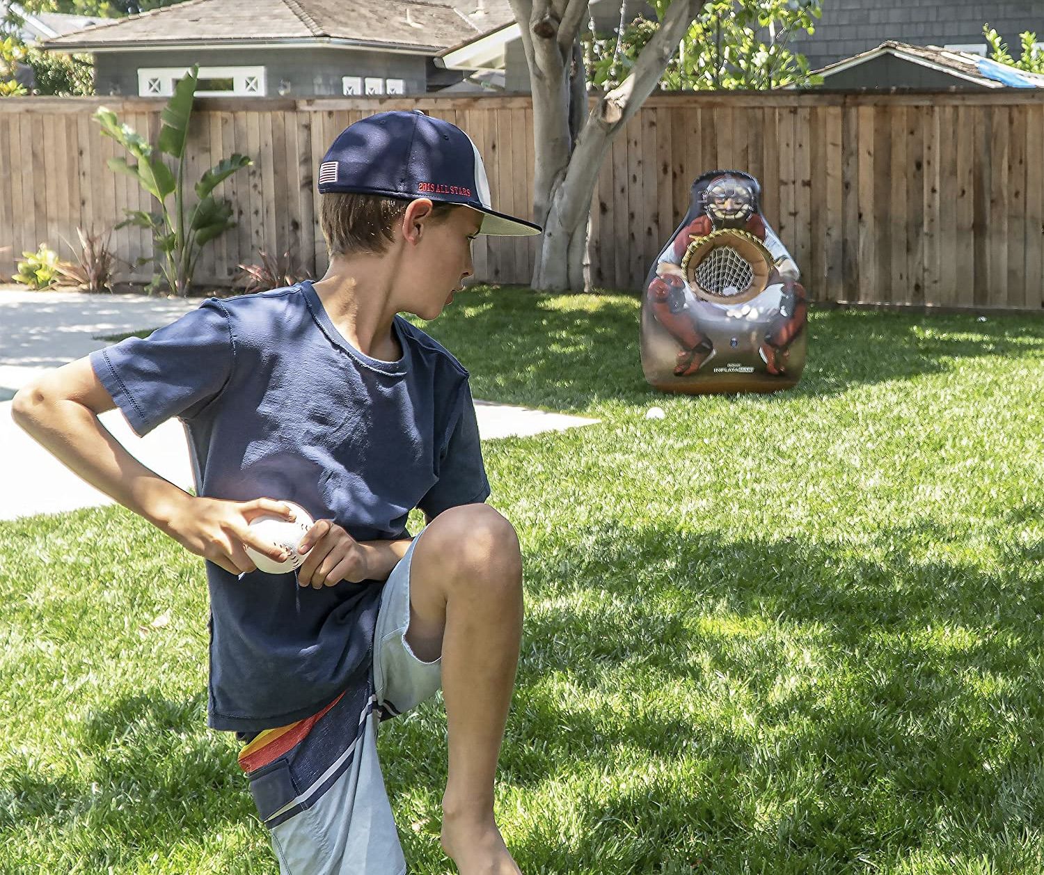 GoSports Inflataman Baseball Toss Challenge