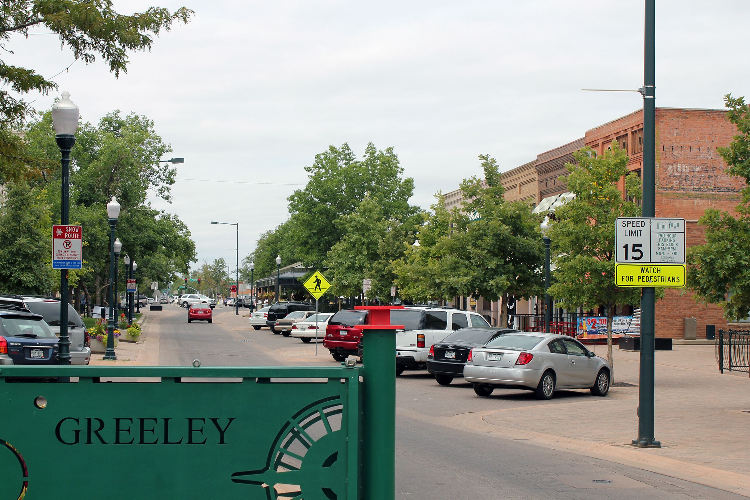 Greeley, CO on an overcast summer day