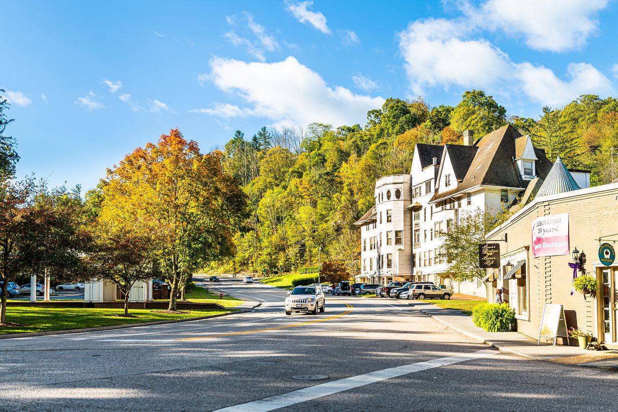 Early autumn in Hot Springs, VA