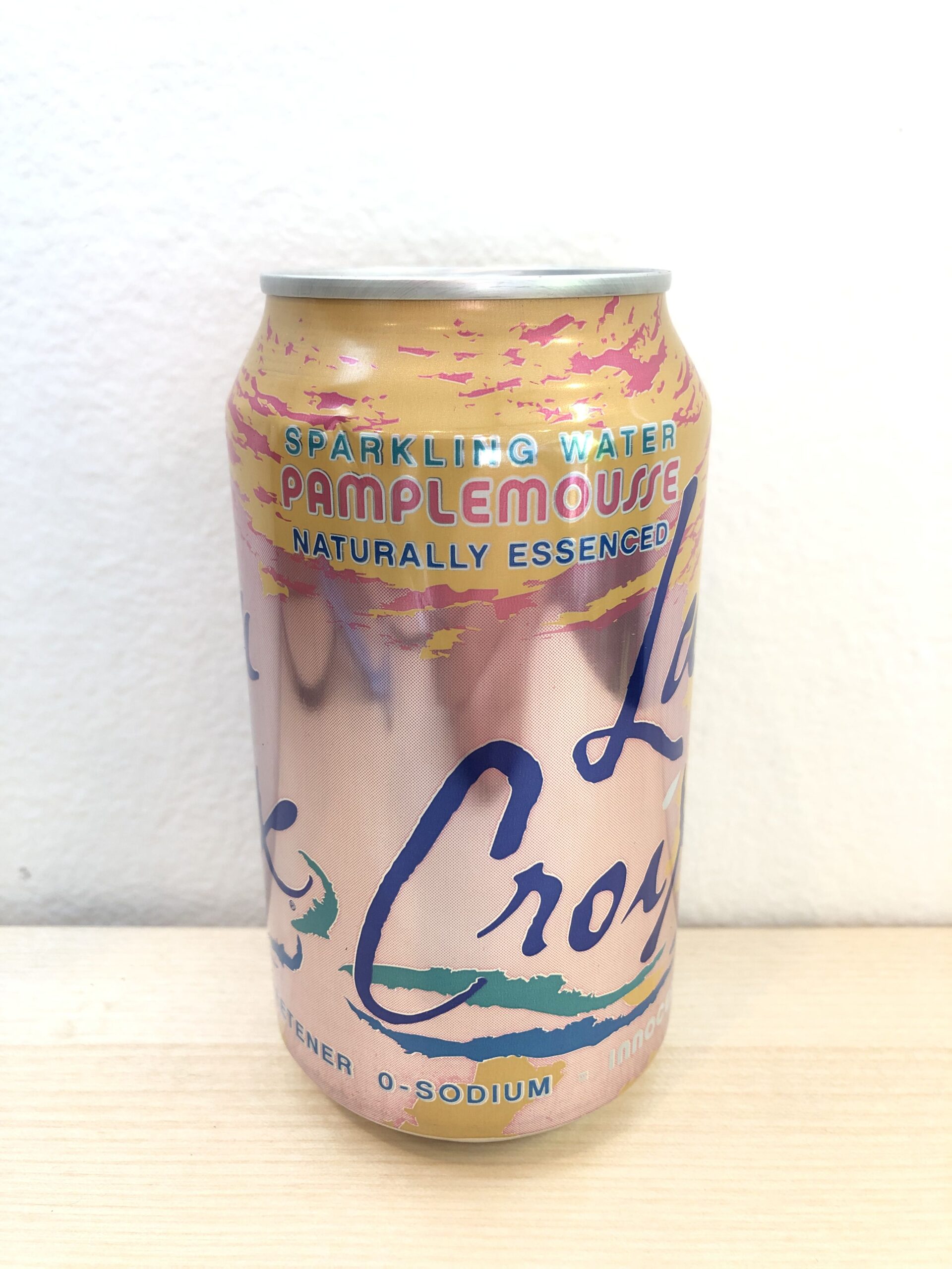 Can of grapefruit-flavored La Croix sparkling water