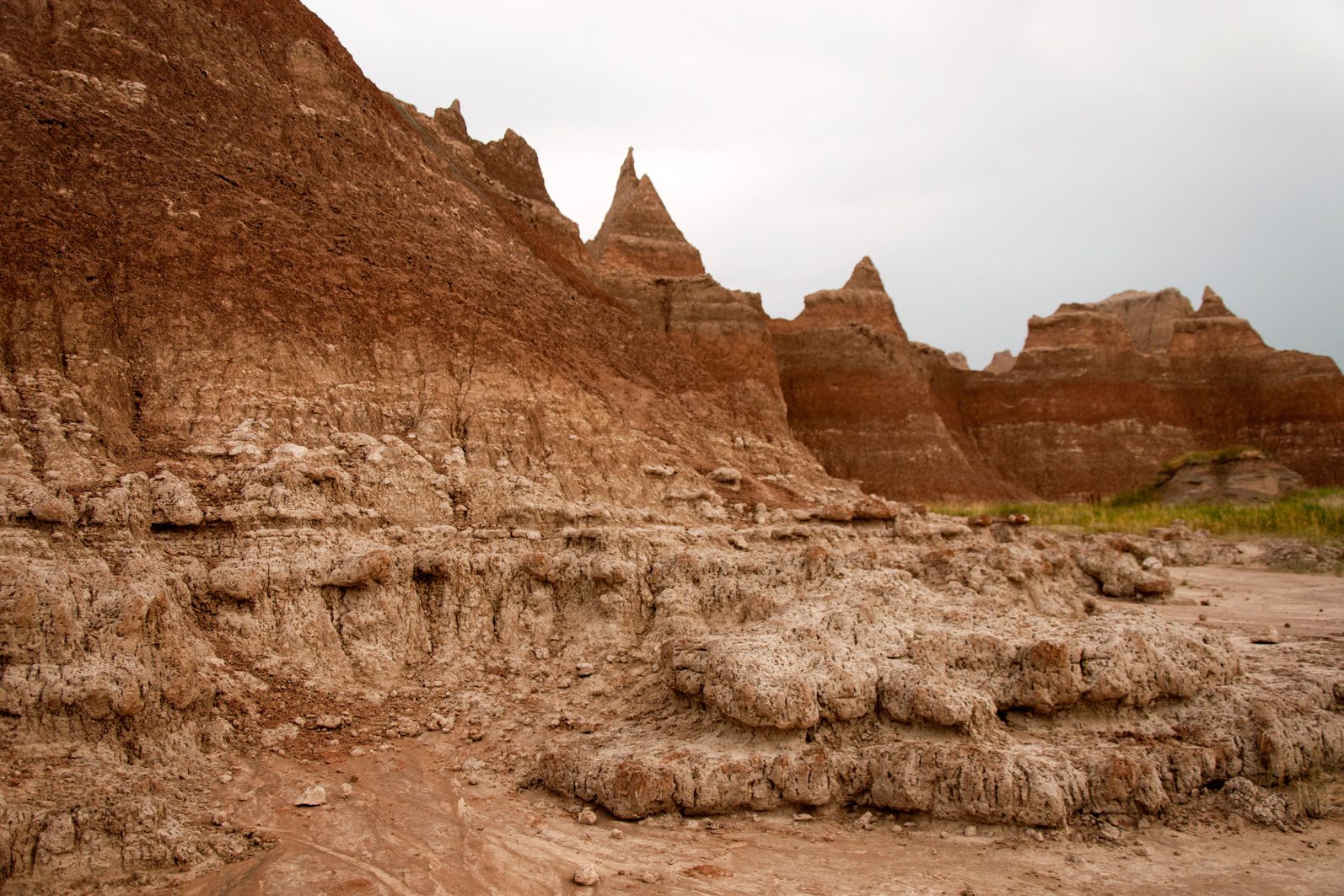 Stone cliffs in Interior, SD