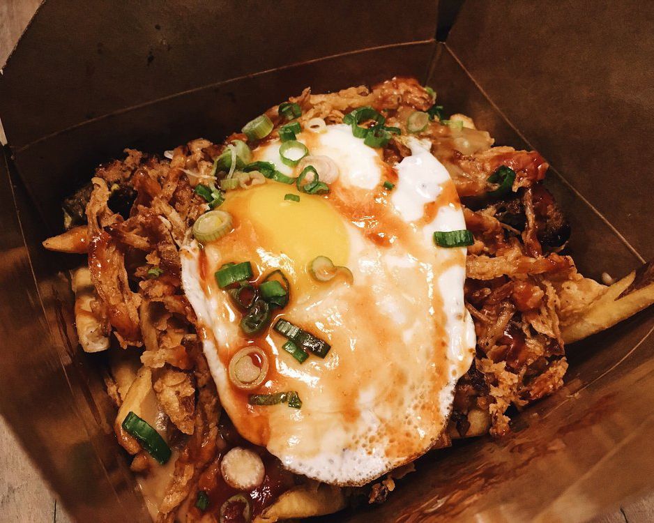 Loco Moco Poutine at The Kroft in Anaheim, California
