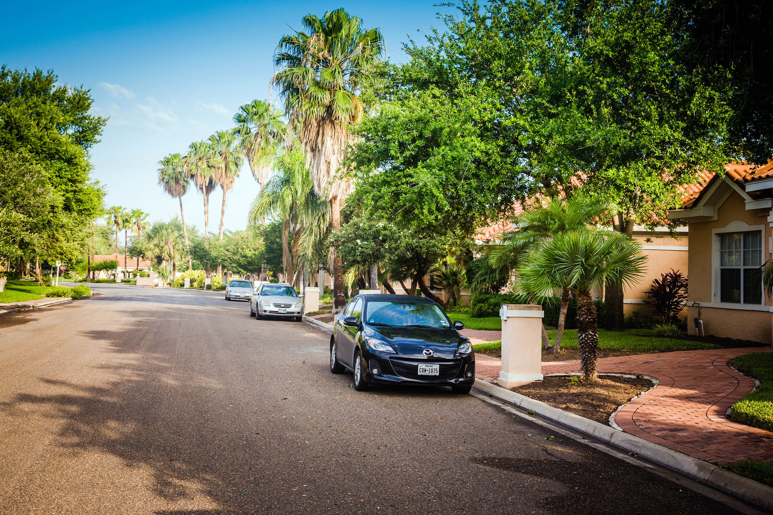 Residential neighborhood of McAllen, TX