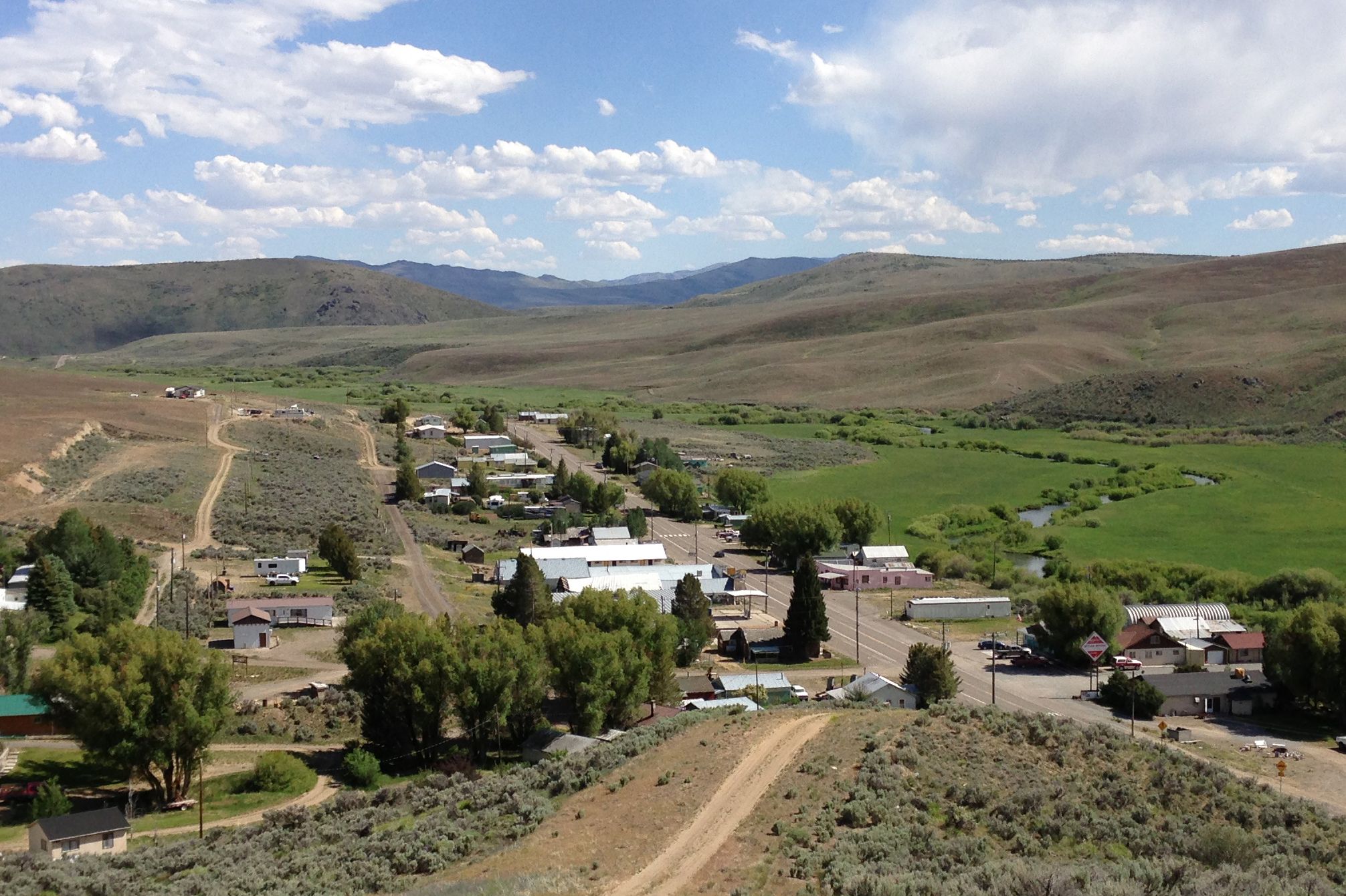 Tiny town of Mountain City, NV