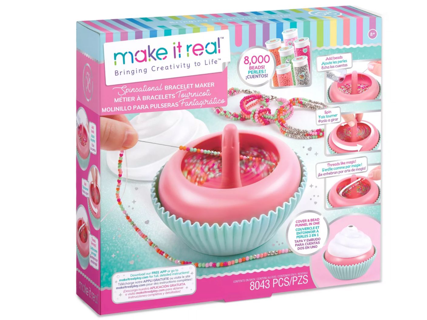 Make It Real Spinsational Bracelet Maker Activity Kit