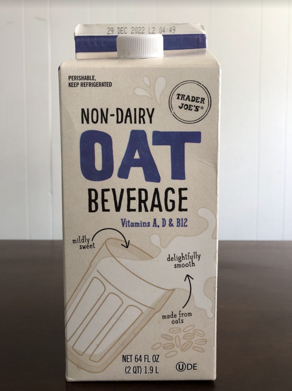 Trader Joe’s Non-Dairy Oat Beverage