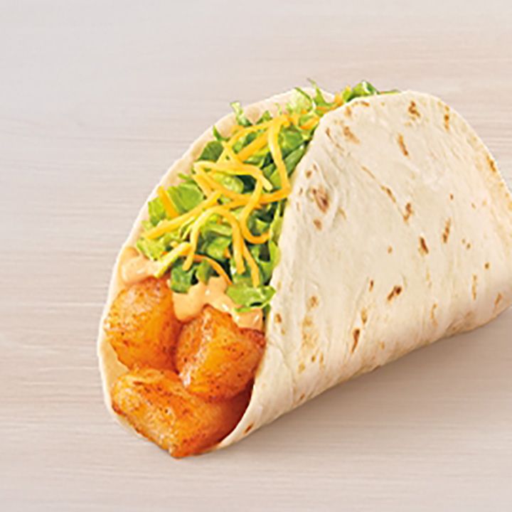3. Spicy Potato Soft Taco, $1