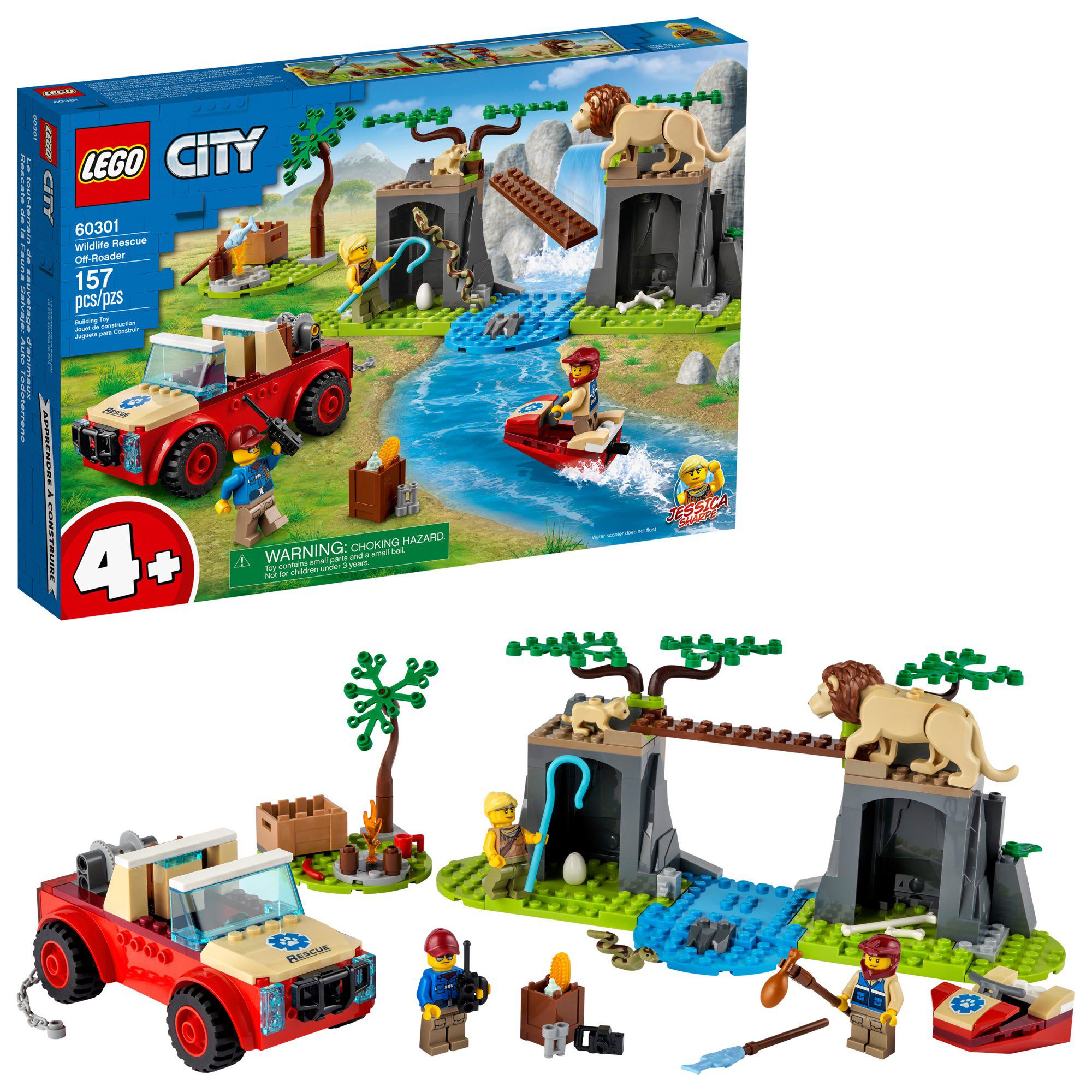 LEGO City Wildlife Rescue Off-Roader 60301 Building Toy