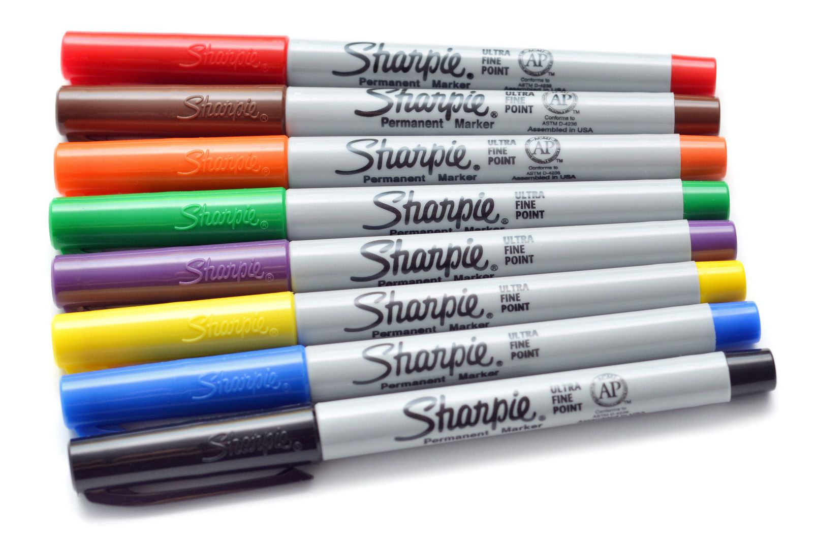 sharpie fine point markers in various colors