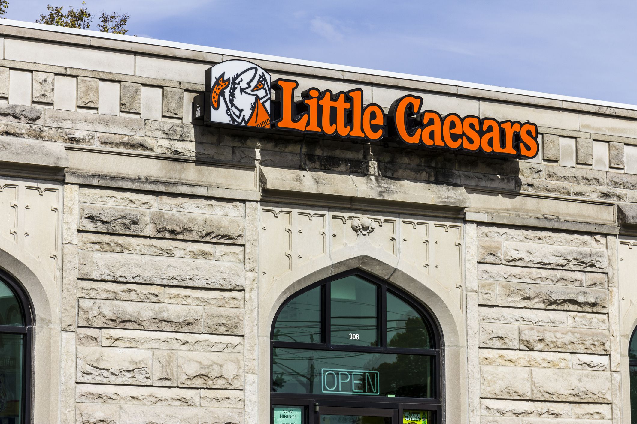 Kokomo, US - October 11, 2016: Little Caesars Pizza Franchise. Little Caesars is a Carry-Out Chain Featuring Pizza and Wings III