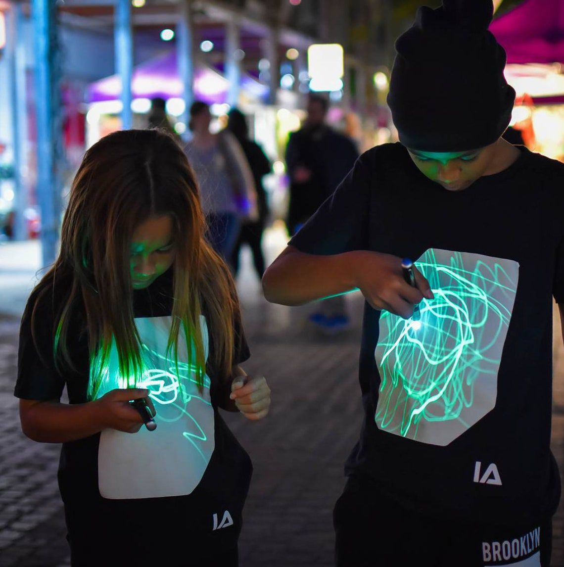 Illuminated, Interactive Glow Shirt