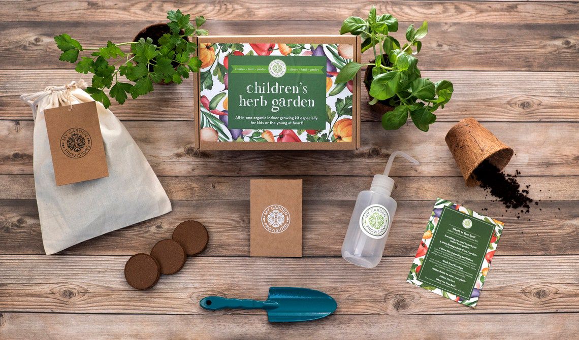 Kids’ Indoor Herb Garden Grow Kit