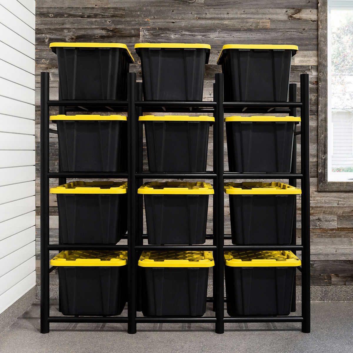Proslat Heavy-Duty 12 Tote Rack