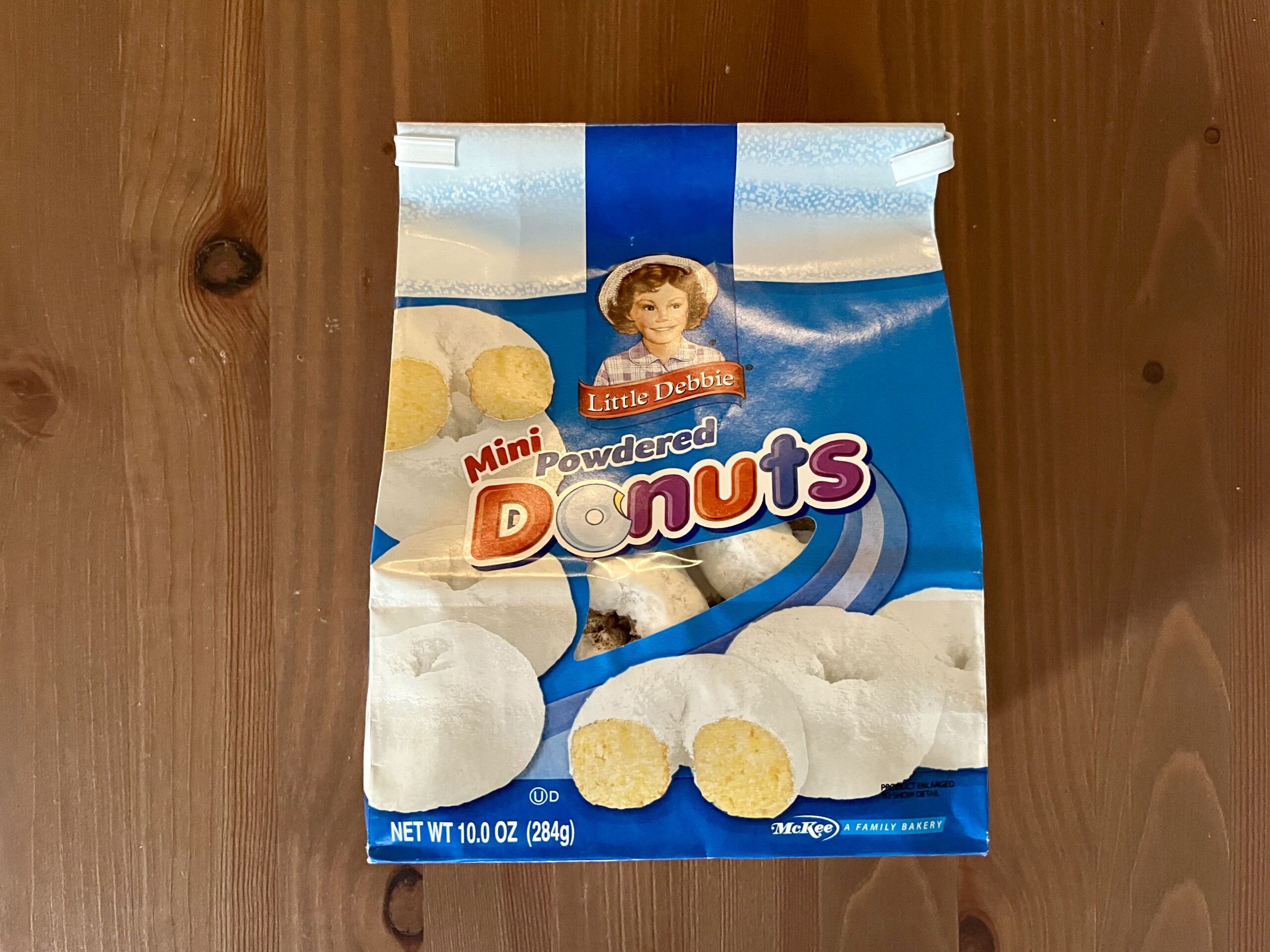 12. Mini Powdered Donuts