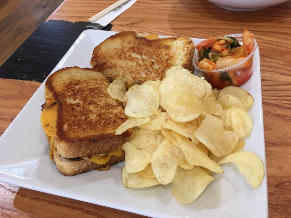 grilled cheese with kimchi
