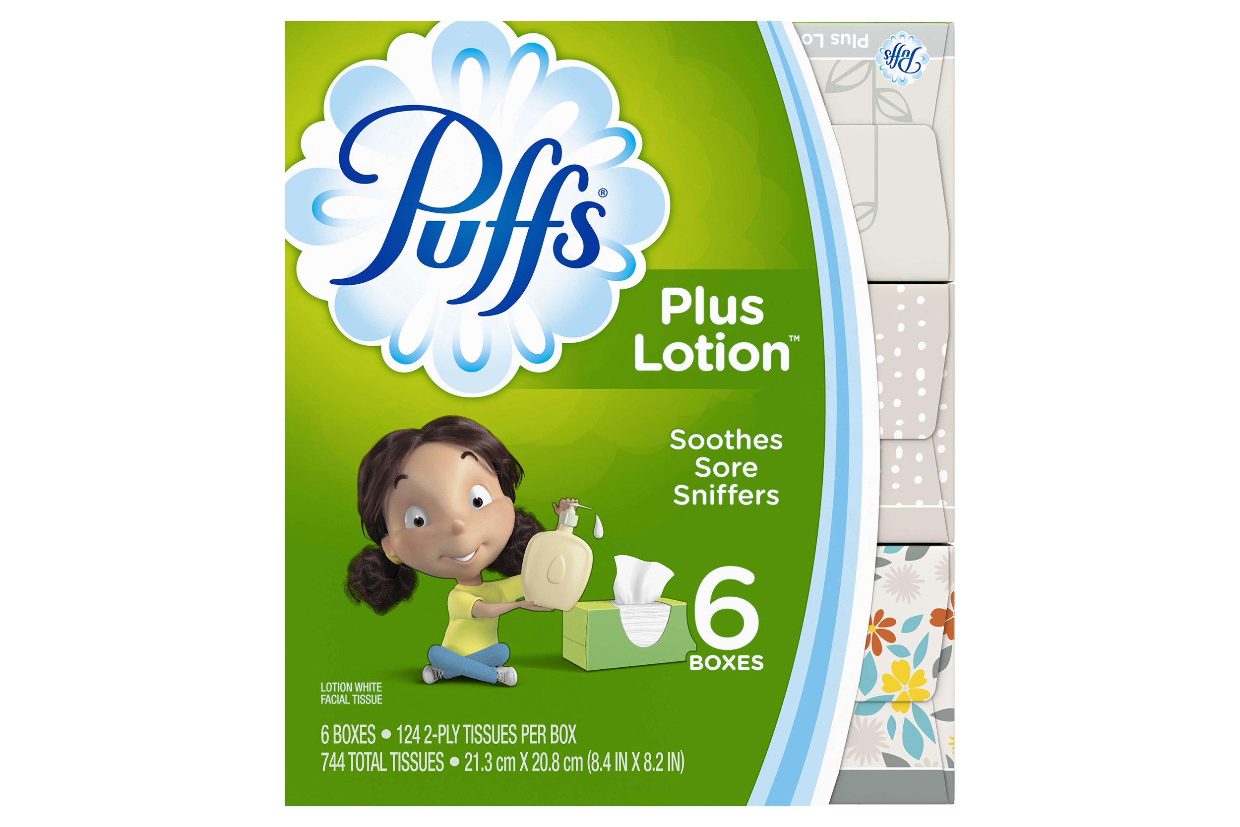 Puffs facial tissue