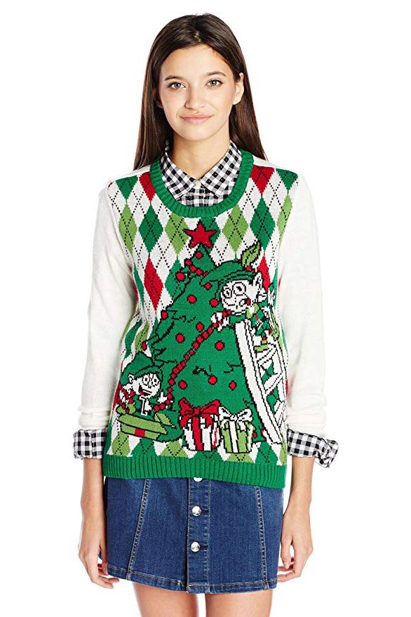 Elves on a Ladder Sweater