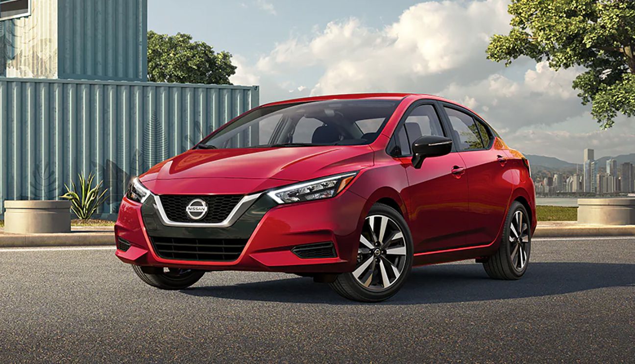 Red 2022 Nissan Versa