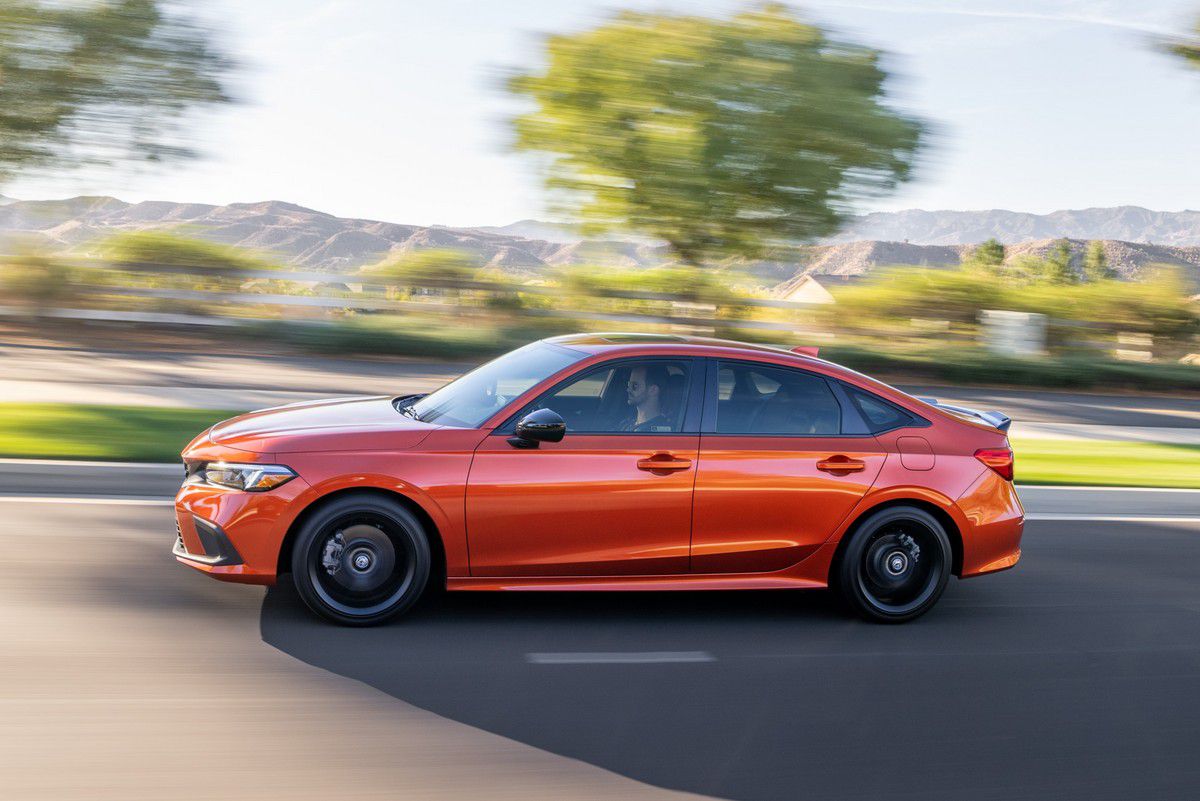 Orange 2023 Honda Civic Si