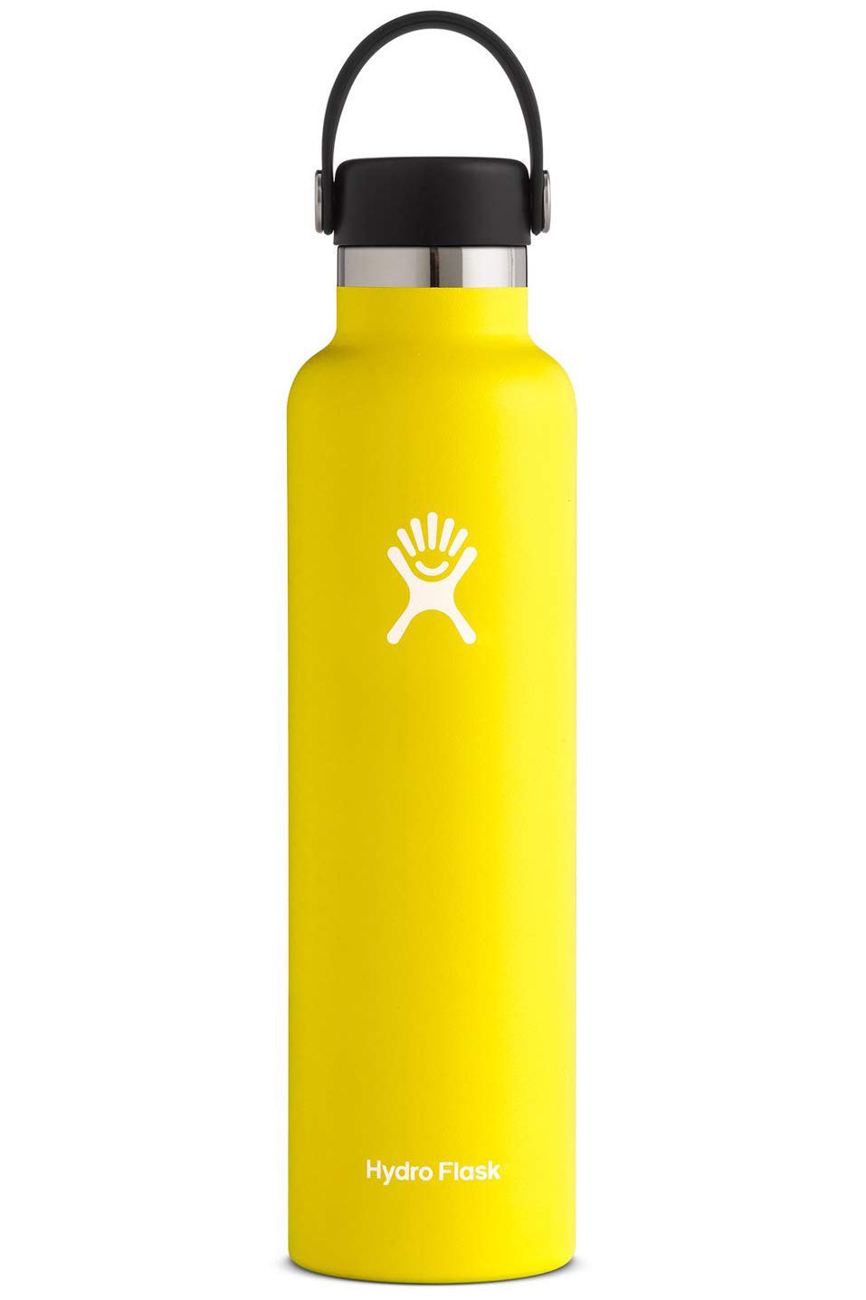 hydro flask water bottle in lemon color