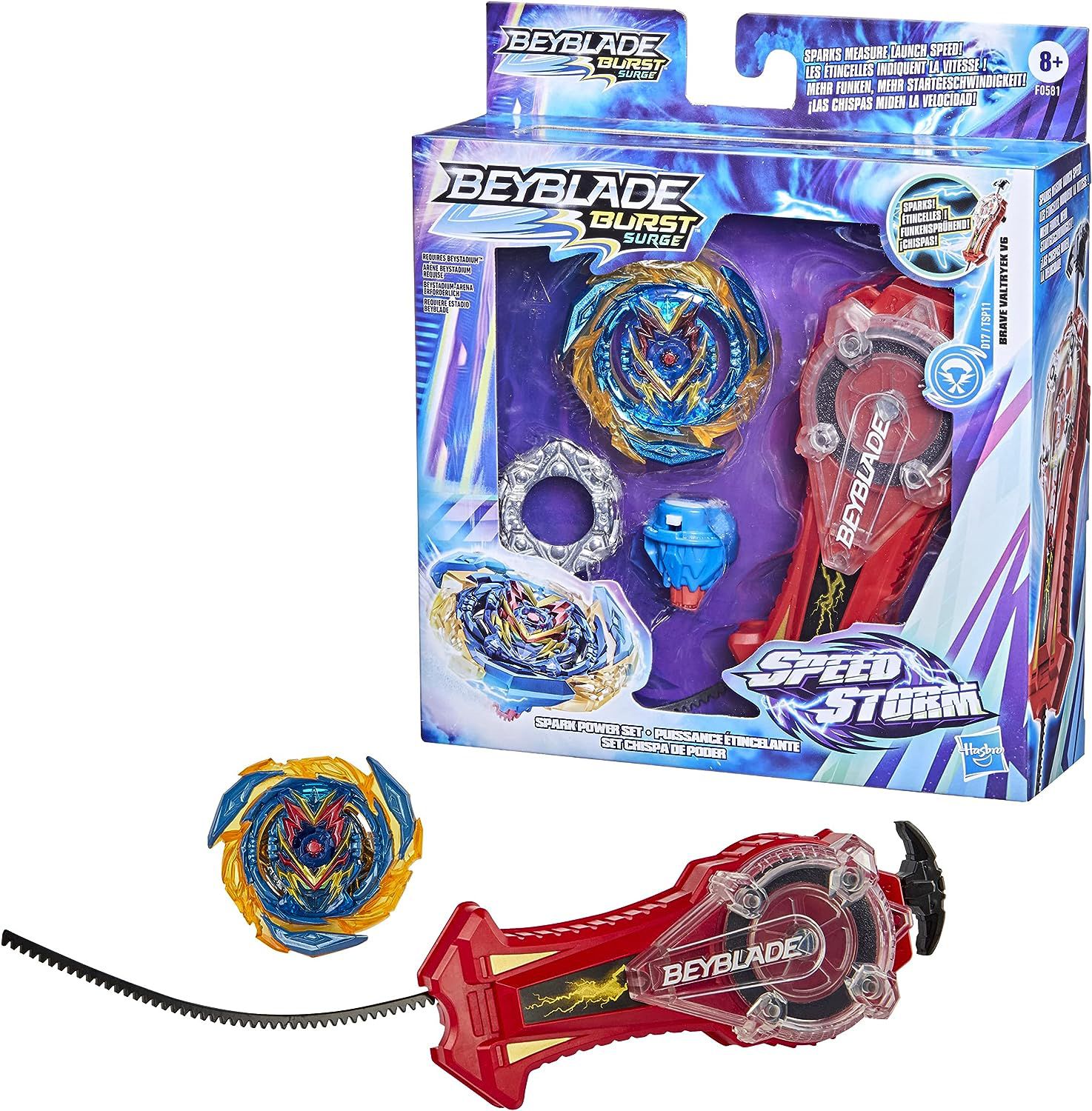 Beyblade Burst Surge Speedstorm Spark Power Set