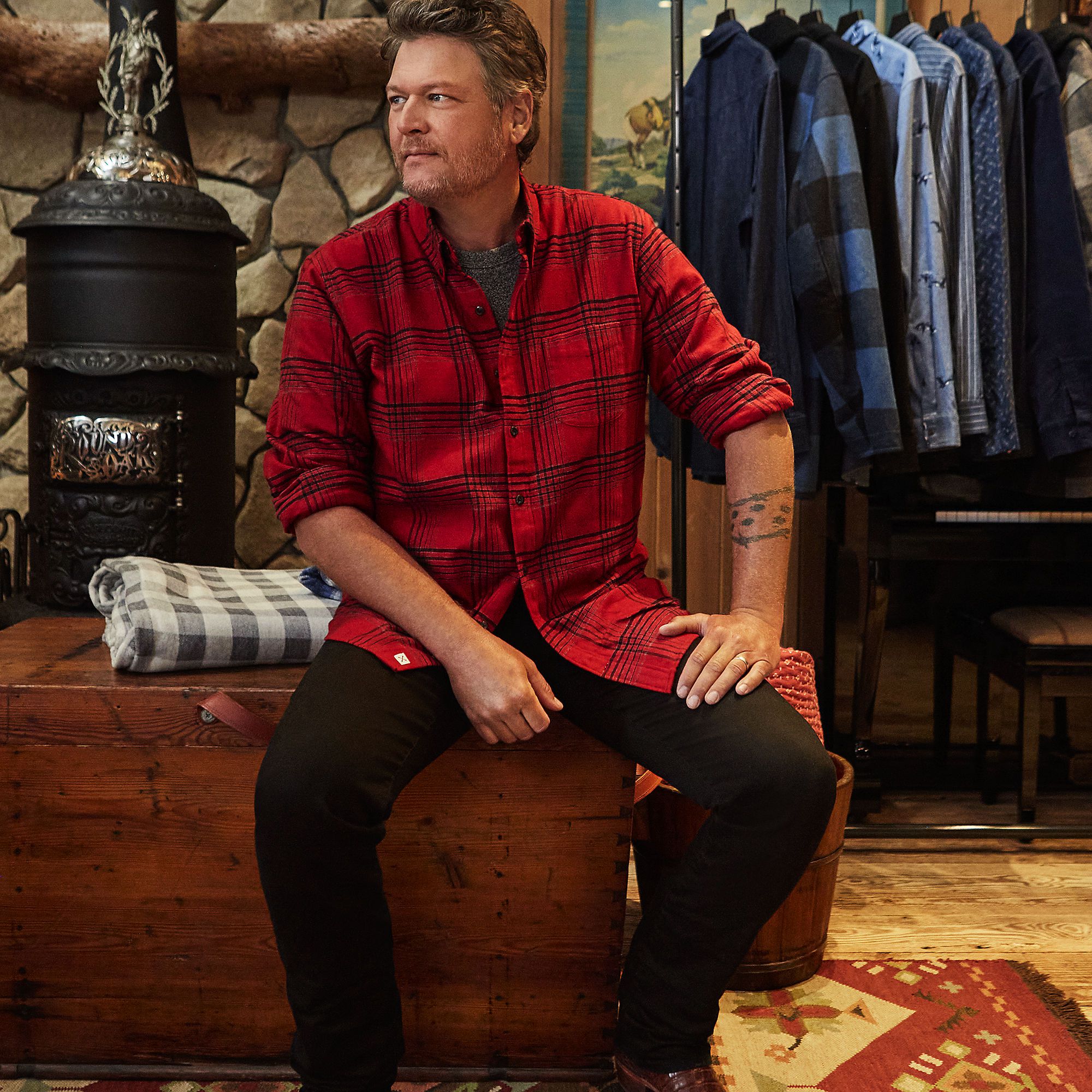 Blake Shelton x Lands' End Men's Traditional Fit Flagship Flannel Shirt