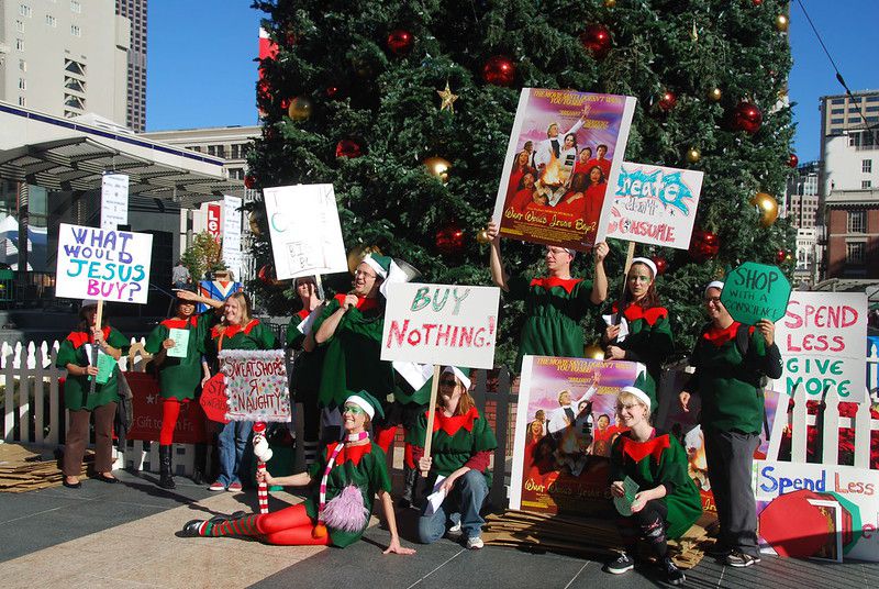 Buy Nothing Day protest on Black Friday in San Francisco (2007)