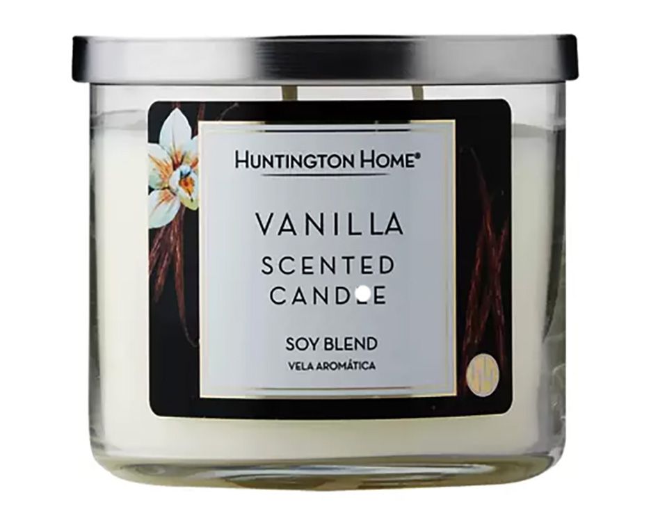 Huntington Home Vanilla Scented Candle from Aldi