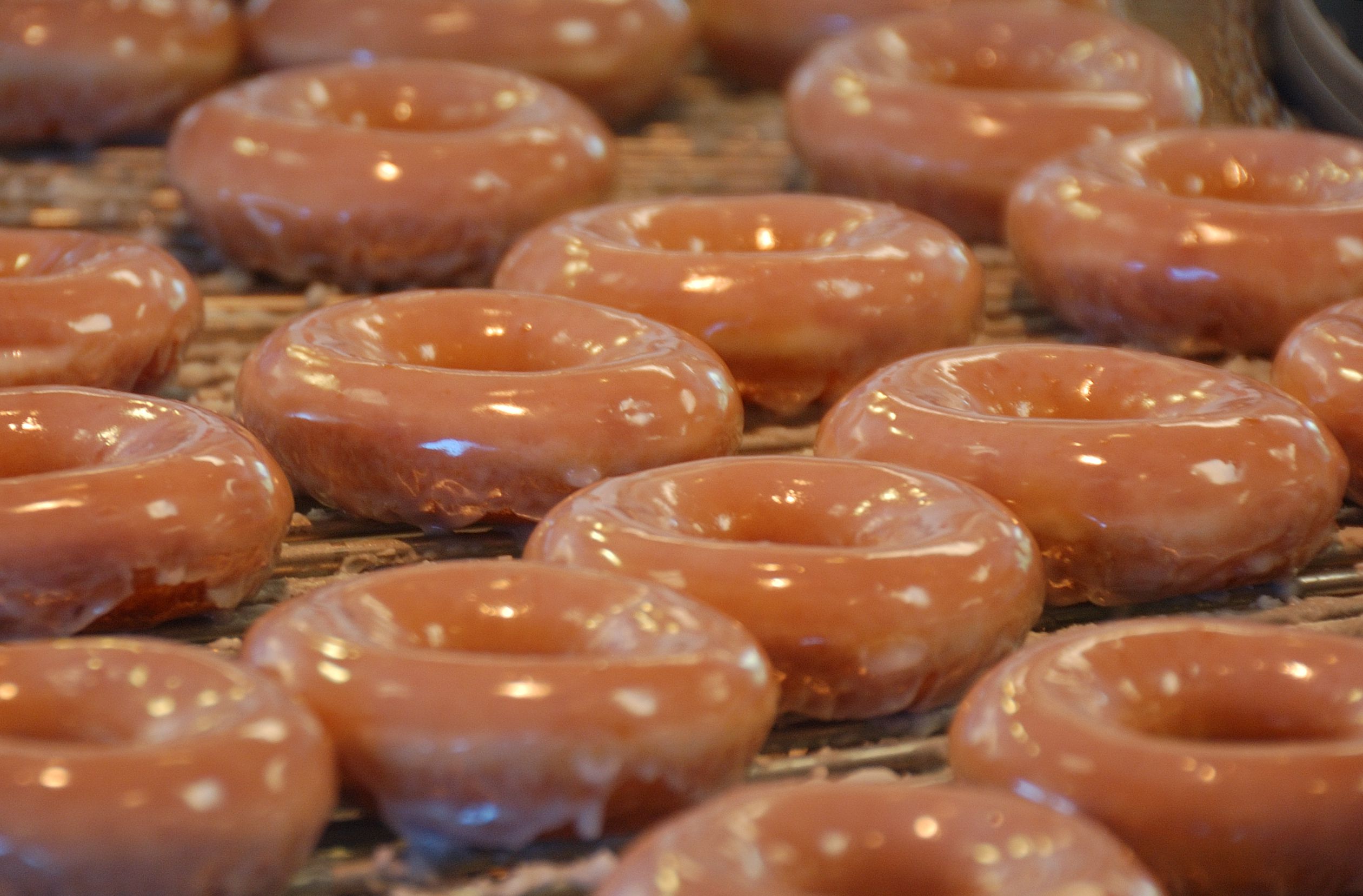 Doughnuts at Krispy Kreme
