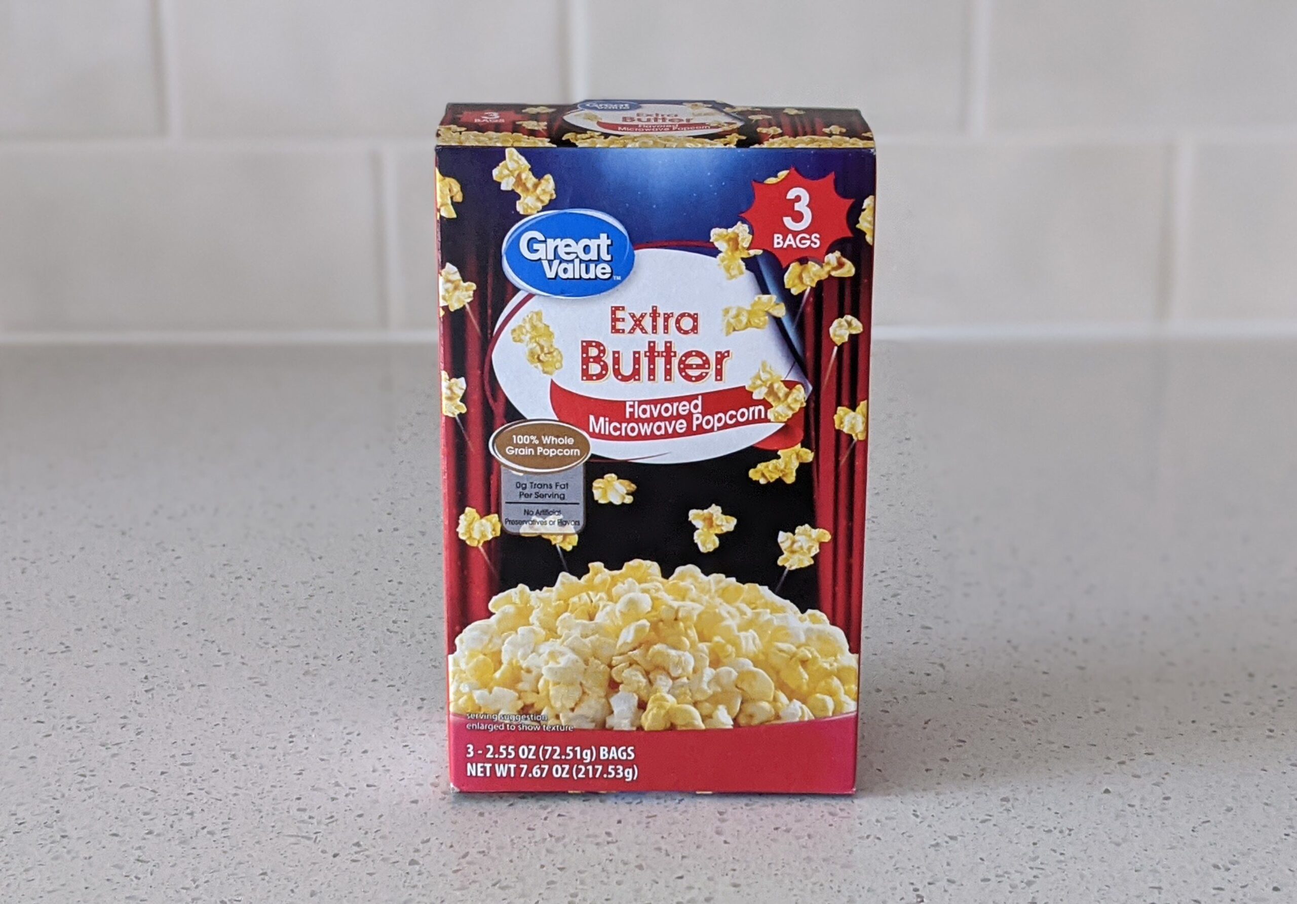 Great Value Extra Butter: Best Store-Brand Popcorn (Tie)