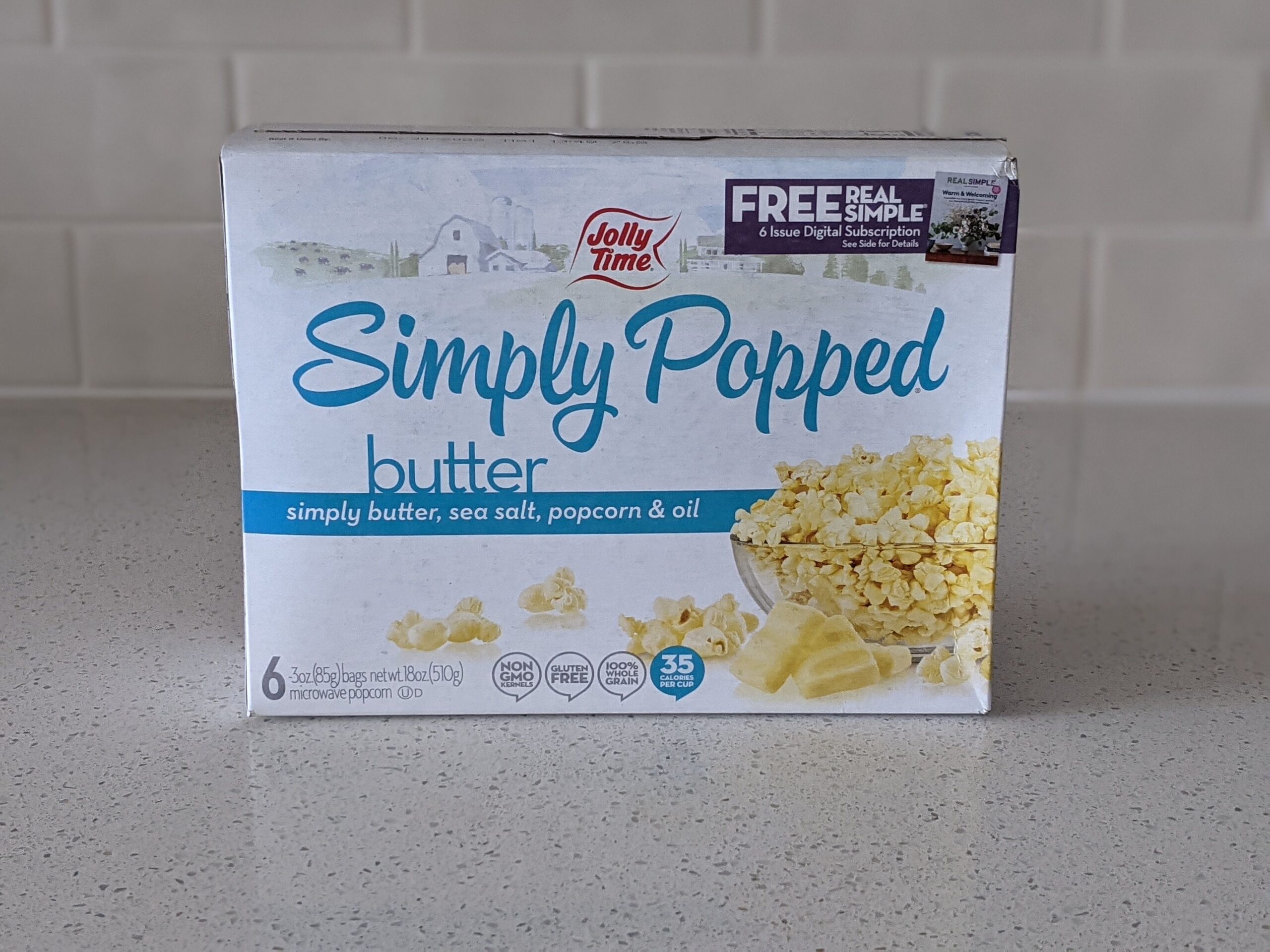 Jolly Time Simply Popped Butter: Best Light Popcorn