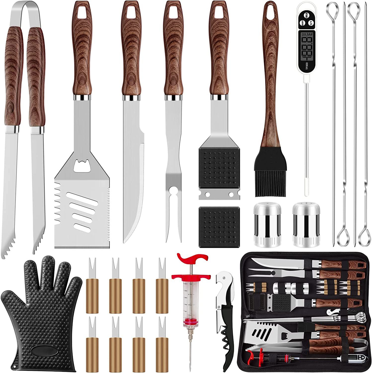 ROMANTICIST 26pcs Grilling Accessories Kit