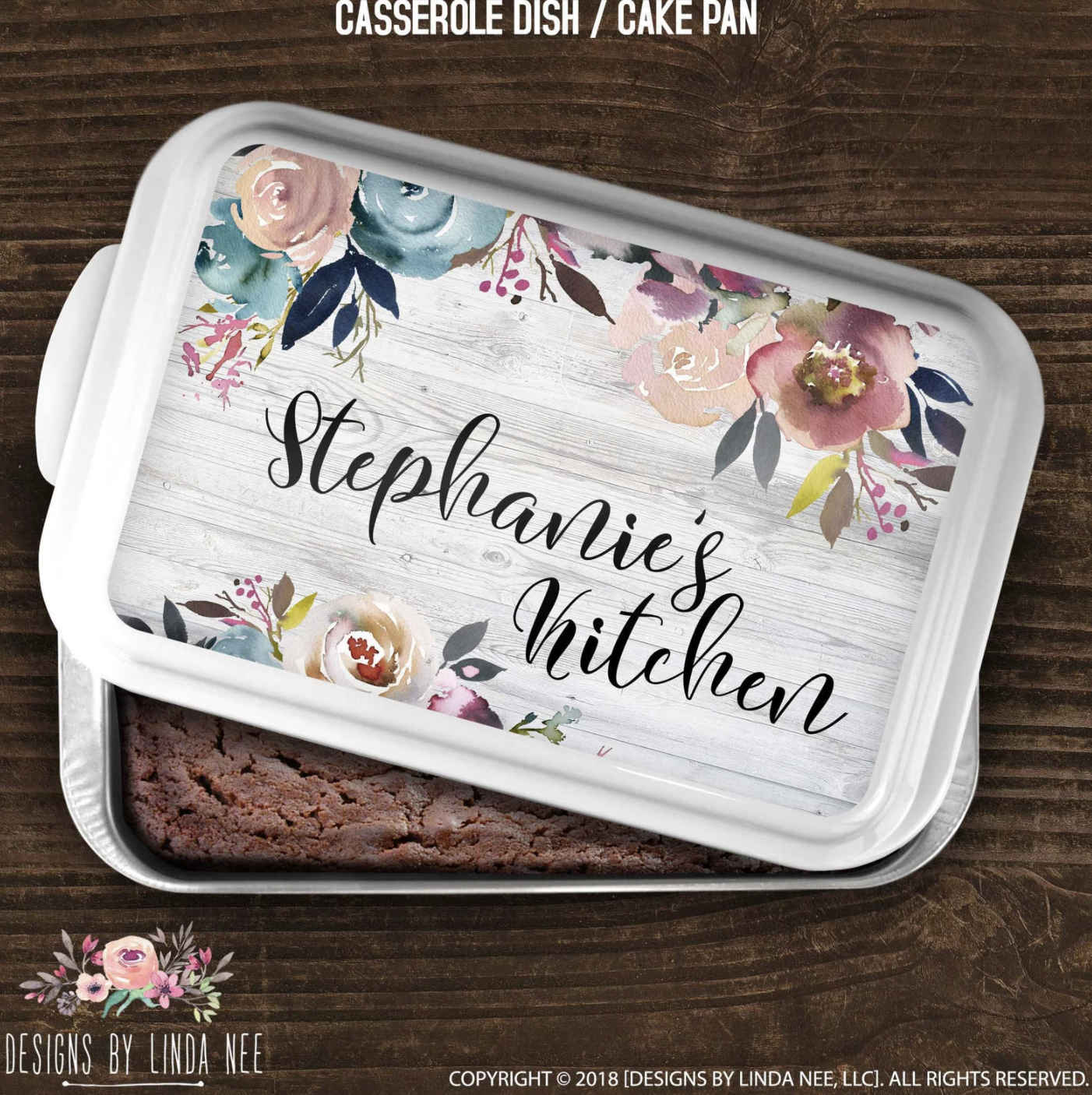 Personalized Casserole Dish