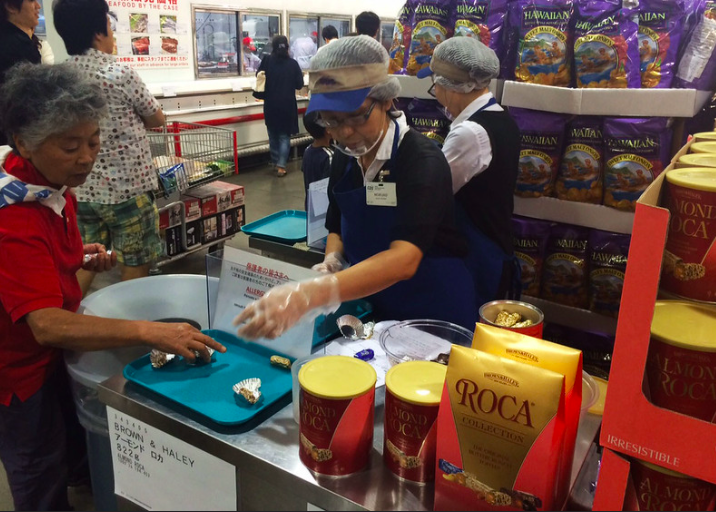 Samples at Costco