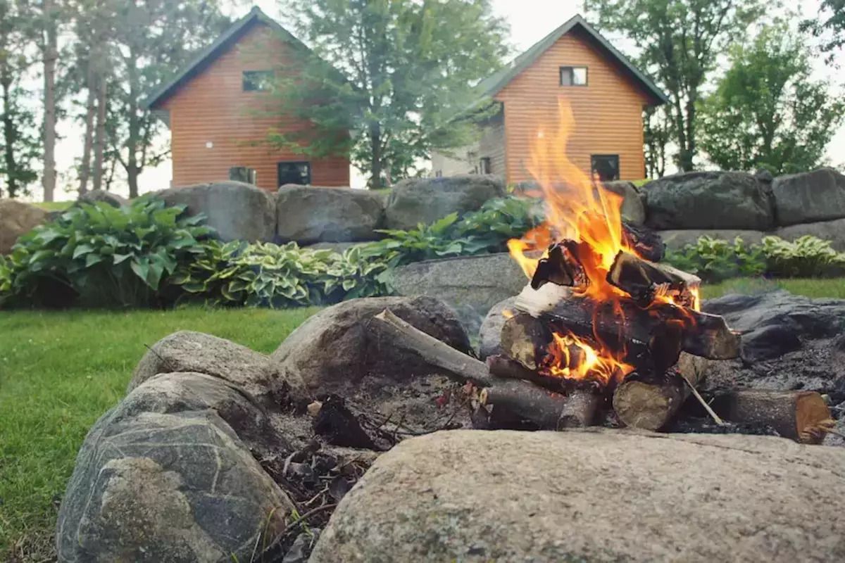Two Multi-Family Lakeside Cabins at the Old Mallard Point Resort, Grand Rapids, Minnesota