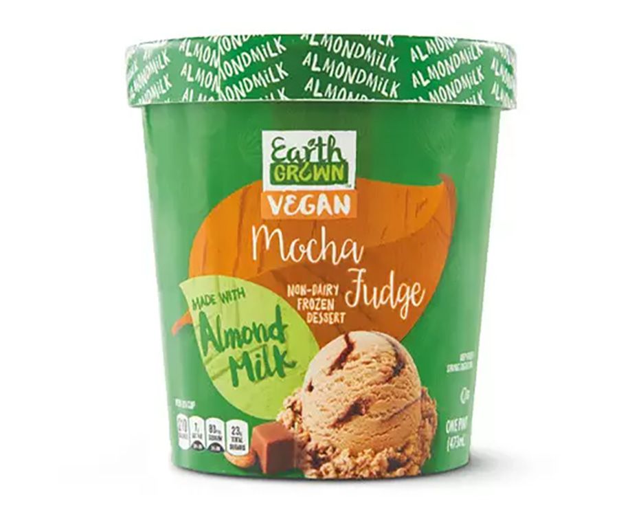 Container of Aldi Vegan Ice Cream