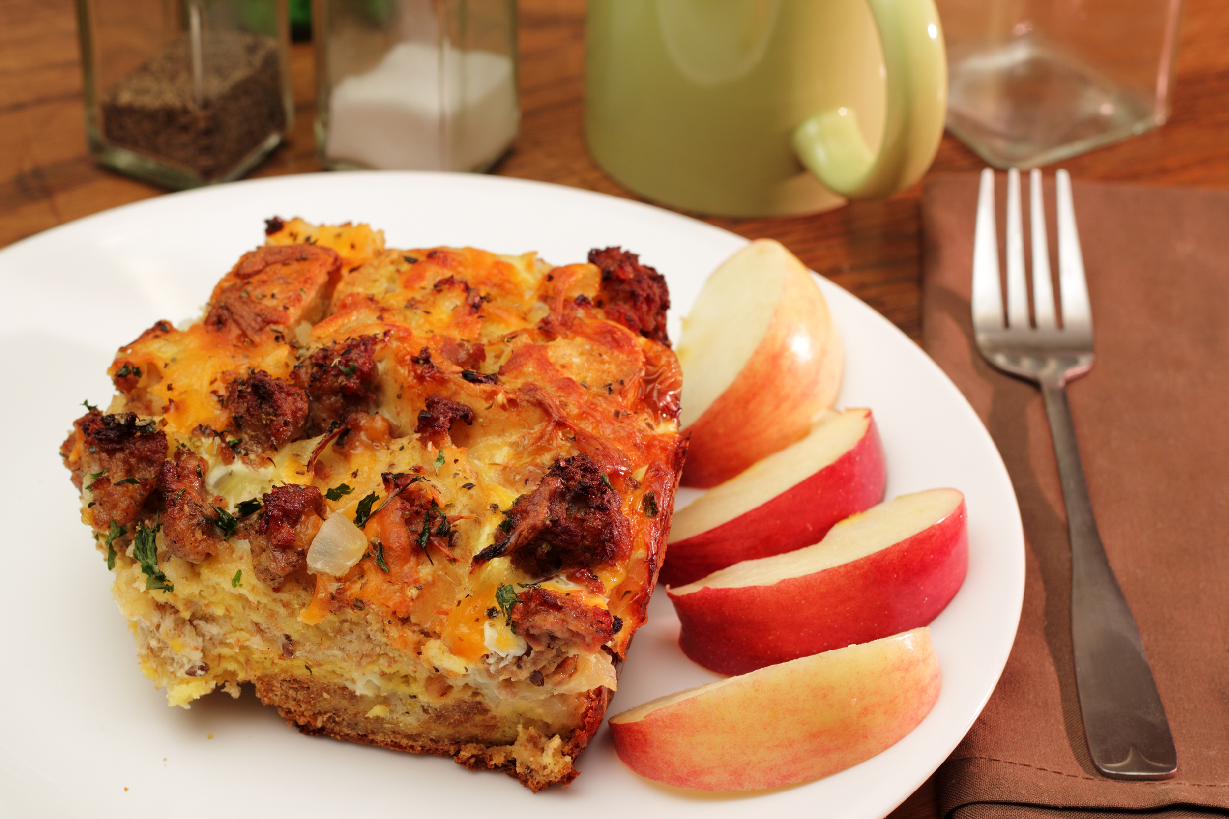 Whiskey Sausage Apple Stuffing