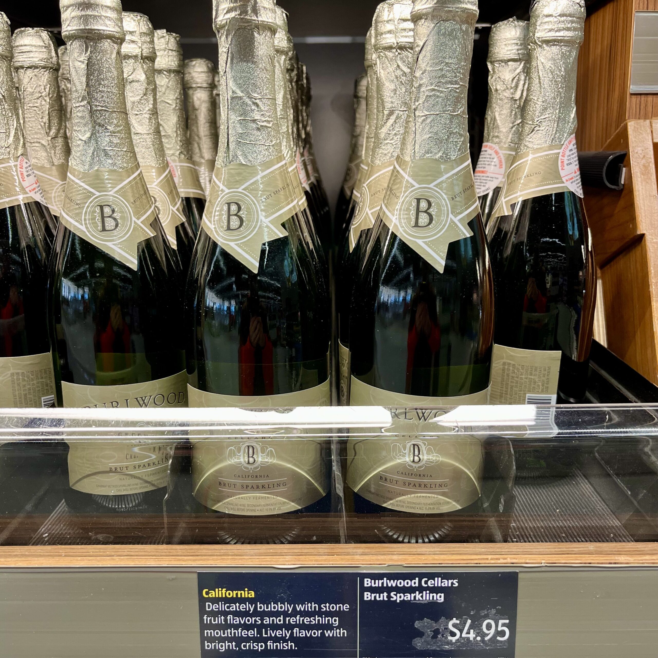 Burkwood Cellars Brut Sparkling at aldi