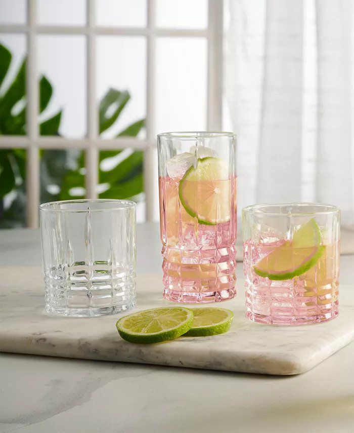 four drinking glasses
